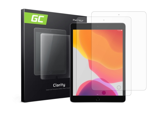 2x apsauginis stiklas „GC Clarity“, skirtas „iPad 7 10.2“ (2019)