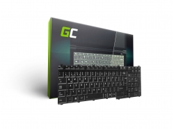 Green Cell ® Tastatur für Laptop Toshiba Satellite A500 A500D A505 L350 L355 L500 L505 L505D L550 L555 P205 P300 P500 QWERTZ DE