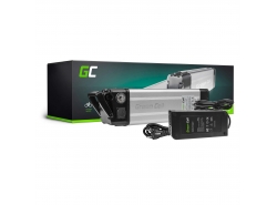 Green Cell® E-Bike Akku 36V 8Ah Li-Ion Elektrofahrrad Silverfish Batterie mit Ladegerät
