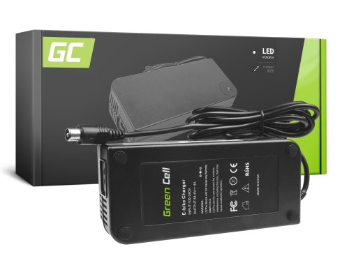 Green Cell ® Töltő elektromos kerékpárokhoz, dugó: RCA, 54.6V, 4A