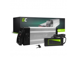 Green Cell Elektromos Kerékpár Akkumulátor 48V 11Ah 528Wh Silverfish Ebike 4 Pin Töltővel