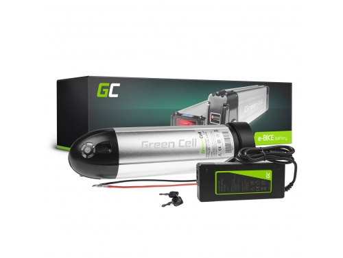 Green Cell® E-Bike Akku 36V 8.8Ah Li-Ion Pedelec Bottle Batterie mit Ladegerät