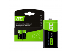 Green Cell baterija 4x C R14 HR14 Ni-MH 1.2 V 4000 mAh