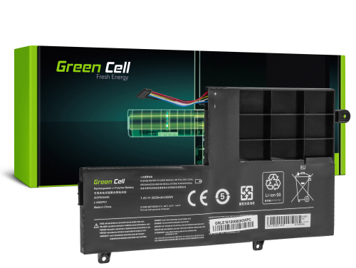 Green Cell Akku L14L2P21 L14M2P21 für Lenovo S41-70 500-14 500-14IBD 500-14IHW 500-14ISK 500-15 500-15IBD 500-15IHW 500-15ISK