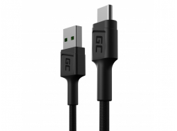 Kabel USB-C Type C 30cm Green Cell PowerStream Ladekabel mit schneller Ladeunterstützung, Ultra Charge, Quick Charge 3.0