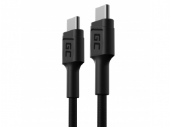 Kábel Green Cell GC PowerStream USB-C-USB-C 30 cm, gyors töltésű energiaellátás (60 W), Ultra Charge, QC 3.0