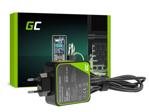 Netzteil / Ladegerät Green Cell PRO 20V 3.25A 65W für Lenovo Yoga 4 Pro 700-14ISK 900-13ISK 900-13ISK2