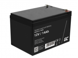 Green Cell® Gelová baterie AGM akumulátorová baterie 12V 14Ah VRLA bezúdržbová pro hračky a poplašné systémy