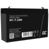 Green Cell® AGM 6V 7.2Ah akumuliatorius rūgštiniai akumuliatoriai žaislai Signalizacijos sistemos