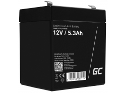 Green Cell ® Batterie AGM VRLA 12V 5.3Ah
