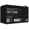 Green Cell® Gelová baterie AGM 12V 10Ah akumulátorová baterie bezúdržbová záložních zdrojích UPS