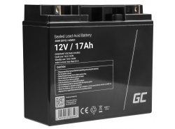 AGM GEL baterija 12V 17Ah švino baterija „ Green Cell nereikalauja fotoelektros ir echoloto priežiūros