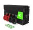 Green Cell ® 3000W / 6000W Módosított szinusz feszültség-konverter inverter 24V 230V-os inverter