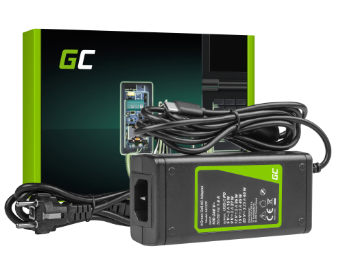 Netzteil / Ladegerät Green Cell USB-C 65W für Laptops, Tablets, Telefone