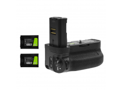„Grip Green Cell VG-C3EM + 2x baterija NP-FZ100 1600mAh 7.2V daryti Sony α9 A9 α7 III A7 III α7R III A7R III“ kamerai