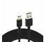 Green Cell GC Ray USB kabel - USB -C 200 cm, zelená LED, rychlé nabíjení Ultra Charge, QC 3.0