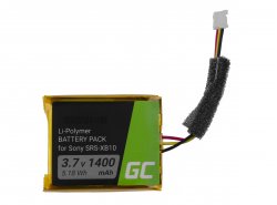 Akku Batterie Green Cell CP-XB10 SF-08 für Lautsprecher Sony SRS-XB10 / SRS-XB12 Extra Bass, Li-Polymer 3.7V 1400mAh