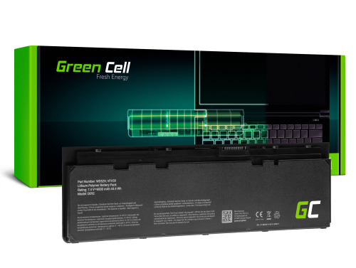 Akumuliatorius Green Cell WD52H GVD76, skirtas nešiojamiesiems kompiuteriams Dell Latitude E7240 E7250