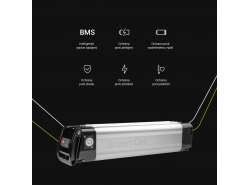 Akku Batterie Green Cell Silverfish 24V 8.8Ah 211Wh für Elektrofahrrad E-Bike Pedelec