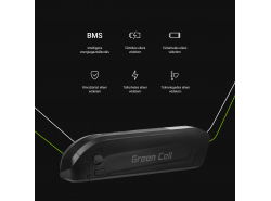 Akkumulátor akkumulátor Green Cell 36 V 11.6Ah 418Wh elektromos kerékpárhoz E-Bike Pedelec