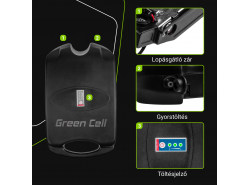 Tölthető akkumulátor Green Cell Frog 36V 11.6Ah 418Wh elektromos kerékpárhoz E-Bike Pedelec