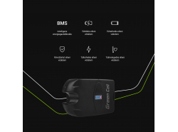 Green Cell® E-Bike Akku 24V 10.4Ah Li-Ion Pedelec Frog Type Batterie mit Ladegerät