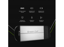 Baterija Baterija Green Cell galinė lentyna 36V 10Ah 360Wh, skirta elektriniams dviračiams „E-bike Pedelec“