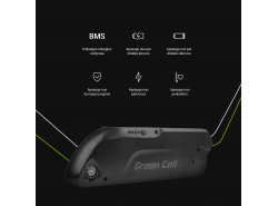 Akku Batterie Green Cell Down Tube 48V 11.6Ah 557Wh für Elektrofahrrad E-Bike Pedelec