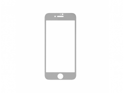 Gehard GC Clarity-glas voor Apple iPhone SE (2020) - wit