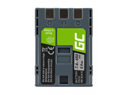 Baterie Green Cell ® NB-2L / NB-2LH pro Canon PowerShot G7 G9 EOS 350D 400D Elura 50 Optura 30 40 50 500 7.4V 650mAh