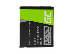 Baterie Green Cell ® NB-6L pro Canon PowerShot ELPH 500HS SX 240HS 260HS 270HS 280HS 510HS 520HS 530HS 3.7V 1000mAh