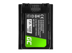 Bateria Green Cell ® NP-FZ100 do Sony Alpha A7 III A7R III A9 A9R A9S ILCE-7M3 7RM3 7.2V 1600mAh