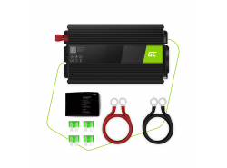 Green Cell ® 1000W / 2000W tiszta szinuszfeszültség-konverter inverter 24V 230V-os inverter