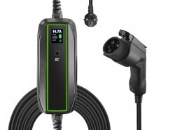 Green Cell Mobiles Ladegerät 3.6kW Typ 1 auf Schuko 6.5m GC PowerCable zum Laden von Elektroautos und Plug-In-Hybriden