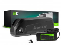 Green Cell Elektromos Kerékpár Akkumulátor 36V 20Ah 720Wh Down Tube Ebike EC5 számára Ancheer, Samebike, Fafrees Töltővel