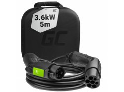 Cable Green Cell GC Type 1 for charging EV Tesla Leaf Ioniq Kona E-tron Zoe 3,6kW 16.4 ft with case