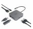Adaptér HUB USB-C Green Cell 6 v 1 (3xUSB 3.0 HDMI 4K Ethernet) pro Apple MacBook Pro, Air, Asus, Dell XPS, HP, Lenovo X1