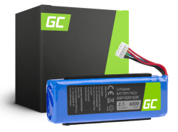 Akkumulátor Green Cell GSP1029102R P763098 A hangszóróhoz JBL Charge 2 / 2 Plus / Charge 3 2015 version Li-Polymer 3.7V 6000mAh