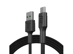 Kabel Micro USB 1,2m Green Cell PowerStream Ladekabel mit schneller Ladeunterstützung, Ultra Charge, Quick Charge 3.0