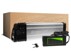 Green Cell Baterie Pro Elektrokola 36V 10,4Ah 396Wh Silverfish Ebike 4 Pin na Zündapp, Hitway, Vivi, Fafrees s Nabíječkou