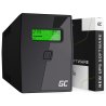 Green Cell Szünetmentes Tápegység UPS 800VA 480W LCD Kijelzővel + Új Alkalmazás
