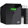 Green Cell Szünetmentes Tápegység UPS 2000VA 1400W LCD Kijelzővel Tiszta Szinuszhullám + Új Alkalmazás