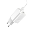 Baseus Charging Quick Charger USB-A, QC 3.0, 24W, Weiß, Kompatibel mit drahtlosen QI-Ladegeräten