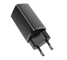 Baseus 65W GaN2 Lite hálózati töltő, USB - USB-C, Quick Charge 4.0, Huawei SCP, Samsung AFC, PD, Fekete színű