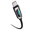 USB-C - USB-C Kabel von Baseus Display, 100W, 5A, Schnellladung Quick Charge 4.0, PD, AFC, FCP, 2m, Ladeleistungsanzeige