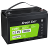 Green Cell® LiFePO4 Akku 12.8V 100Ah 1280Wh LFP Lithium Batterie 12V mit BMS für Reisemobil Solarbatterie Wohnmobil