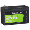 Green Cell Baterie LiFePO4 7Ah 12.8V 89,6Wh Lithium Iron Phosphate pro UPS, hračky, monitorování