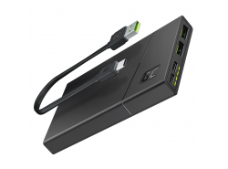 Powerbank Green Cell GC PowerPlay10S 10000mAh mit Schnellladung 2x USB Ultra Charge und 2x USB-C Power Delivery 18W - OUTLET