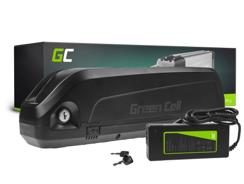 Green Cell E-Bike Akku 48V 15Ah 720Wh Down Tube Elektrofahrrad EC5 für Samebike, Ancheer mit Ladegerät - OUTLET