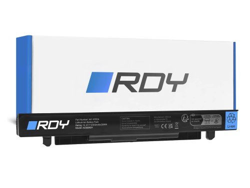 RDY Laptop Akkumulátor A41-X550A az Asus A550 F550J F550L R510 R510C R510J R510JK R510L R510CA X550 X550C X550CA X550CC X550L